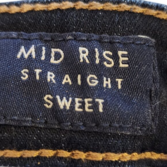 Lucky Brand Mid Rise Straight Sweet Jeans 0/25L - Picture 6 of 13